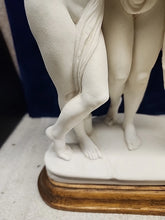Load image into Gallery viewer, A. Santini - The Three Graces - Alabaster - Unsigned 11.25"