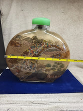 Load image into Gallery viewer, Antique Giant Chinese Reverse Glass Painted Snuff Bottle Signed!!