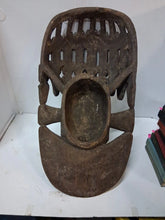 Load image into Gallery viewer, Vintage Large African Carved Wood Bamum Mask from Cameroon 27“ X 14“