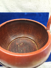 Load image into Gallery viewer, Antique Chinese Red Lacquer Wooden Wedding Basket Bucket w/ Lid & Handle