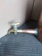 Load image into Gallery viewer, Antique Solid Copper watering dispenser with brass spigot c.1900s