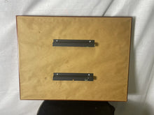Load image into Gallery viewer, Nautical Signal Flag Maritime Naval Ship “F” Framed In Shadow Box 25” X 19”