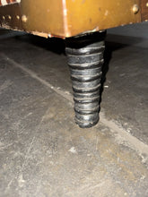 Load image into Gallery viewer, Unique vintage Coffee Table trunk With Zebra Pattern And Horns For Legs