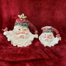 Load image into Gallery viewer, Vintage 2000 SHUN HUI Ceramic Hand Painted 10” Santa Teapot & 5.5” Santa Creamer