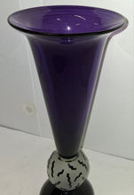Load image into Gallery viewer, Correia Signed and Dated Limited Edition Art Glass Purple VASE #772 101/500