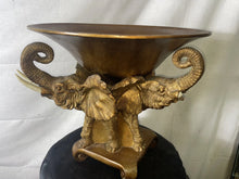 Load image into Gallery viewer, Elephant Grand Decorative Table Centerpiece Serving Bowl