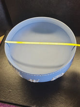 Load image into Gallery viewer, A1. Wedgwood Blue Jasperware 1954 "Sacrifice" Pattern Original England 8" Bowl