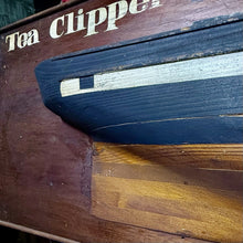 Load image into Gallery viewer, Large Antique Half-Hull Model of the Clipper Ship "Assam” 53” X 12”
