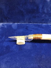 Load image into Gallery viewer, All American Glass Knife w/ Deer Antler Handle Flint Knapping by Bo Earls