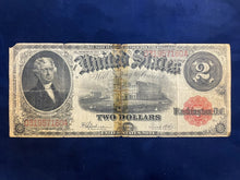 Load image into Gallery viewer, 1917 Two Dollar $2 United States Note - Signed by Speelman & White - Ungraded