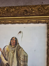 Load image into Gallery viewer, A Minatarre Indian 13.5x15.5" Karl Bodmer Native American Indian Art