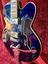 Load image into Gallery viewer, Ibanez Artcore AFS75T Hollowbody Electric Guitar Transparent Blue w/ Case Strap