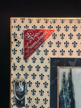 Load image into Gallery viewer, Vintage Florentine Pietra Dura Plaque ‘Il Mosaico di Firenze’ Dual Panel 10x8