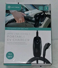 Load image into Gallery viewer, Lectron J1772 Level 1 Portable EV Charger 15A 120V NEMA 5-15 16ft Cable NIB