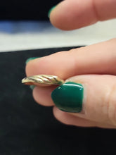 Load image into Gallery viewer, Antique English 1914 9K Gold Croissant Baguette Twist Ring- 1.2 Grams
