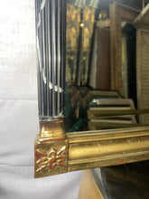 Load image into Gallery viewer, #104 Antique Style Ornate Gold And Black Mirror 39.5” X 27.5”