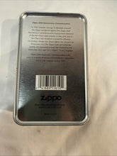 Load image into Gallery viewer, VINTAGE 1997 65th ANNIVERSARY EMPLOYEE ONLY ZIPPO LIGHTER IN TIN RARE