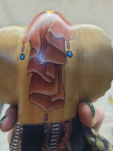 Load image into Gallery viewer, Rare Gusti Ngurah Semarajaya Hand Painted Carved Wooden Cloth Elephant Signed