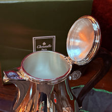 Load image into Gallery viewer, Christofle Paris Bagatelle Silver Plated Coffee Pot 8 Cup Rosewood Handle w/ Box