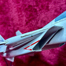 Load image into Gallery viewer, RARE VF-24 F-14 Tomcat Wooden Model 16” Wingspan Navy Jet w/ Base Movable Wings