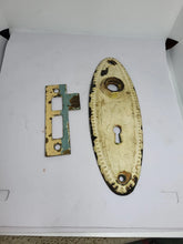 Load image into Gallery viewer, Vintage Oval Beaded-Edge Door Knob Set, Reclaimed Hardware (EFO)