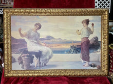 Load image into Gallery viewer, WINDING THE SKEIN by Lord Frederic Leighton 44x27 Canvas in Gold Ornate Frame