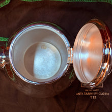 Load image into Gallery viewer, Christofle Paris Bagatelle Silver Plated Teapot 8 Cup Rosewood Handle w/ OG Box