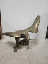 Load image into Gallery viewer, Vintage Large Brass Eagle On A Branch Sculpture Statue