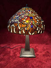 Load image into Gallery viewer, Unique Designed Tiffany Style Colorful Table Lamp Stained Glass 23”