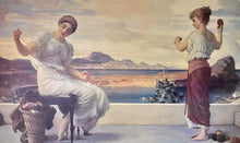 Load image into Gallery viewer, WINDING THE SKEIN by Lord Frederic Leighton 44x27 Canvas in Gold Ornate Frame