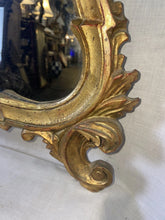 Load image into Gallery viewer, #36 Antique Wood Framed Ornate Gold Beveled Mirror 43“ X 24“
