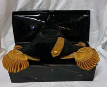 Load image into Gallery viewer, World War I (WWI) US Navy Officer's Bicorn Hat and Epauletts In Original Case