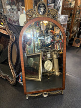 Load image into Gallery viewer, #263 Ornate Art Deco Style Unique Vintage wood Framed Mirror 46“ X 22“