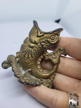 Load image into Gallery viewer, Antique 19 century Koi Fish Victorian Match Holder Decorative Arts Cigar