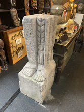 Load image into Gallery viewer, Antique Stelae Large Mayan Temple Carving, Shale (500 bc to 250 Ad) 44.5” Tall