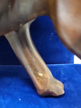 Load image into Gallery viewer, Vintage African Ebony Wooden Rhino Statue Rhinoceros Wooden -Carved Art Figure