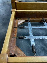 Load image into Gallery viewer, Morris/Stickley-Inspired Royal Oak Chair Recliner + Footstool, Leather Cushions!