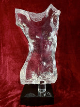 Load image into Gallery viewer, Original Large “Paolo Pasticci” Lucite Nude Female 'Torso' Sculpture 34”