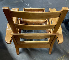 Load image into Gallery viewer, Morris/Stickley-Inspired Royal Oak Chair Recliner + Footstool, Leather Cushions!