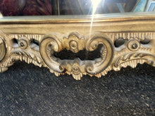 Load image into Gallery viewer, Beautiful large Ornate antique style gold mirror 58“ x 34“