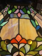 Load image into Gallery viewer, Unique Beautiful Pair Of Vintage Tiffany Style Stained Glass Table Lamps
