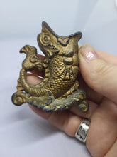 Load image into Gallery viewer, Antique 19 century Koi Fish Victorian Match Holder Decorative Arts Cigar