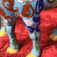 Load image into Gallery viewer, Beautiful Matching Antique Pair of Chinese Cloisonné Camel Statues