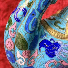 Load image into Gallery viewer, Beautiful Matching Antique Pair of Chinese Cloisonné Camel Statues