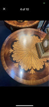 Load image into Gallery viewer, Pair Of Beautiful High End Maitland Smith occasional floral Side Or End tables