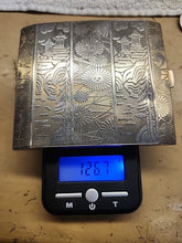 Load image into Gallery viewer, RARE Antique Sterling Silver Cigarette Case With Japanese Engravings 126.7g