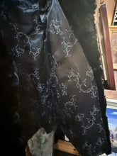 Load image into Gallery viewer, Vintage Stone Furs Vancouver Black Mink Fur Coat Satin Vine Lining