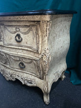 Load image into Gallery viewer, French style Bombay Dresser Commode faux marble top