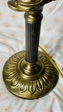 Load image into Gallery viewer, Vintage Pair Of 32” Tall Solid Brass Dolphin Feng Shui TABLE LAMPS w/ Shades