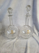 Load image into Gallery viewer, Antique early 19th century English Sherry, Decanters, And Glasses Set 7pc